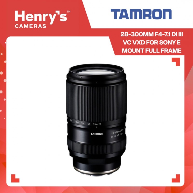 Tamron 28-300mm F4-7.1 Di III VC VXD for Sony E Mount Full Frame